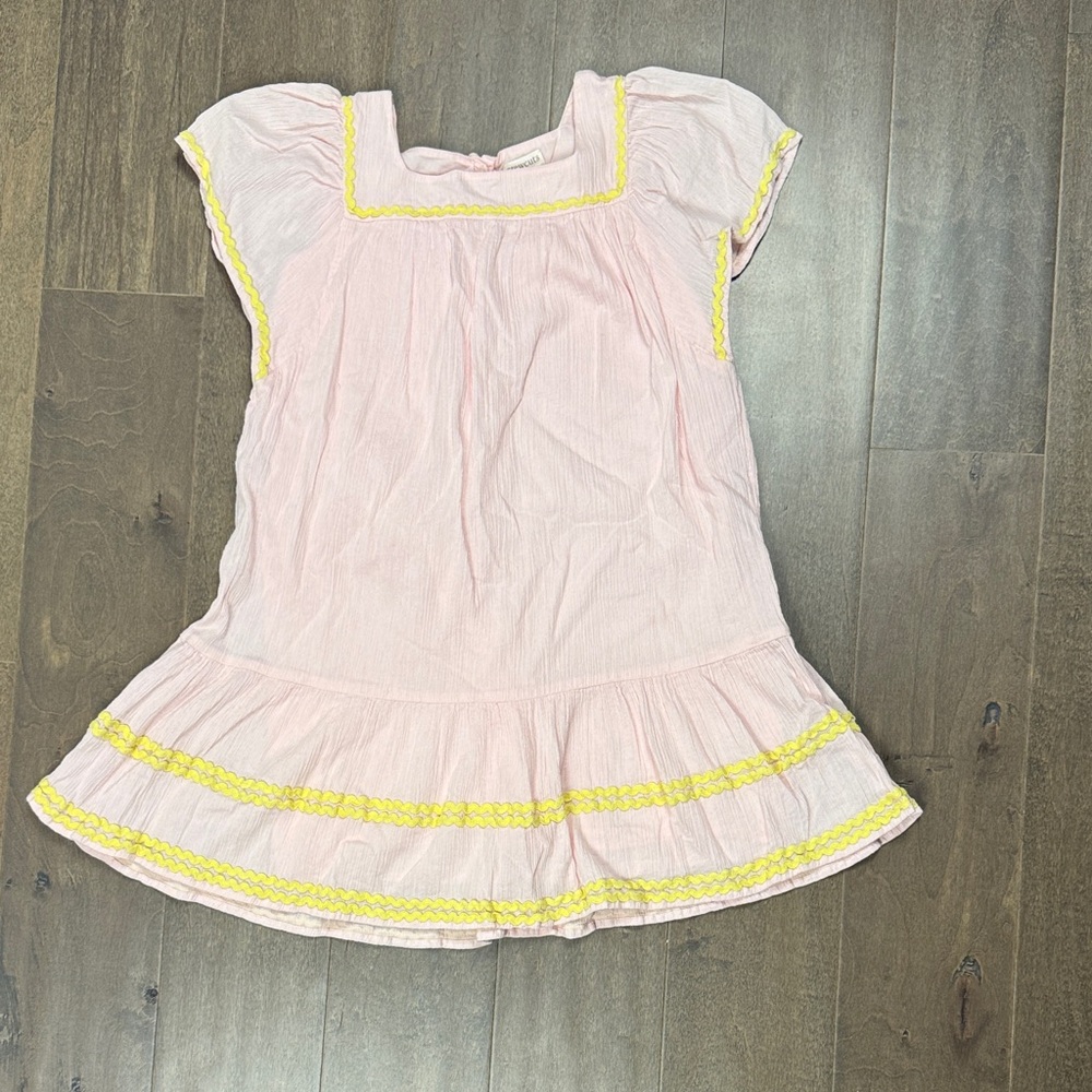 Crewcuts Pink and Yellow Kids Casual Dress